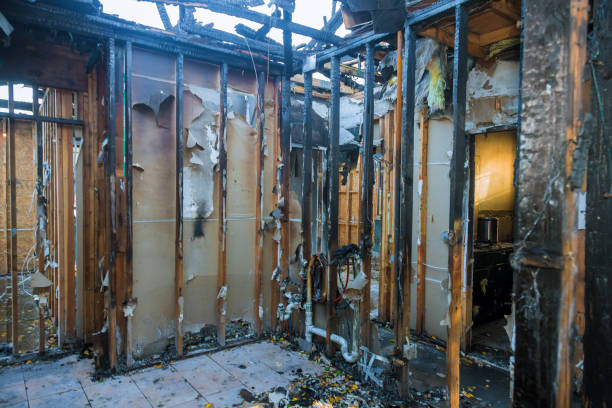 Professional Fire Damage Removal technician working in Worcester, PA